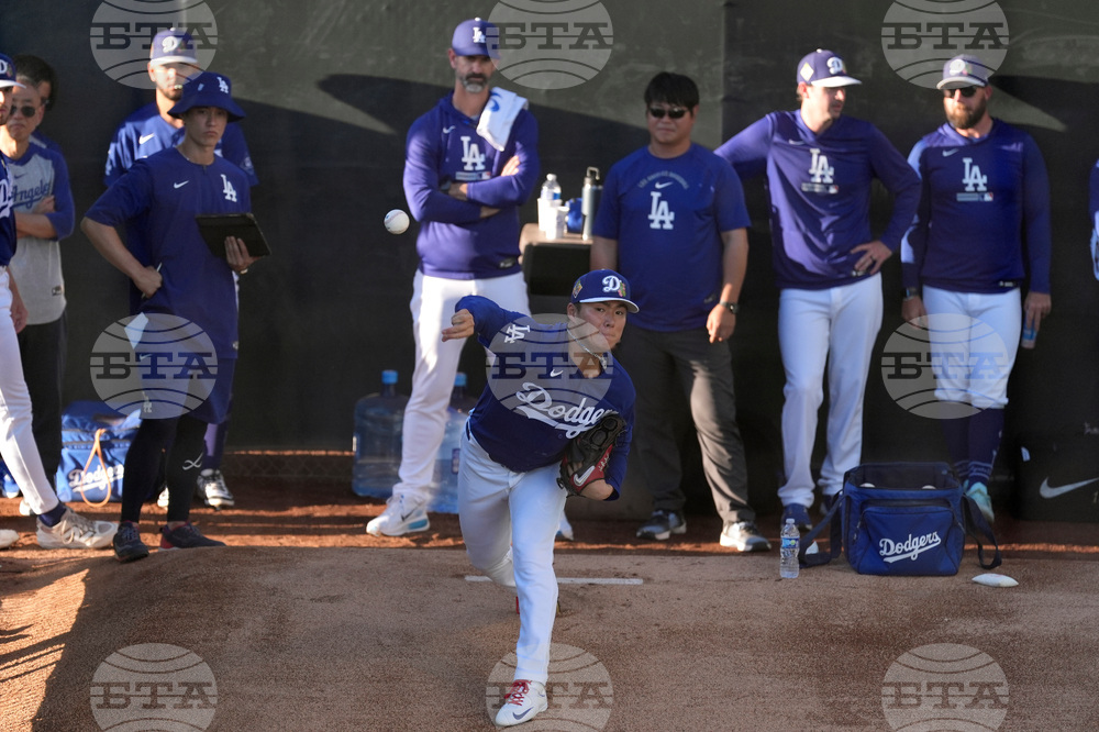 Padres Dodgers Spring Baseball