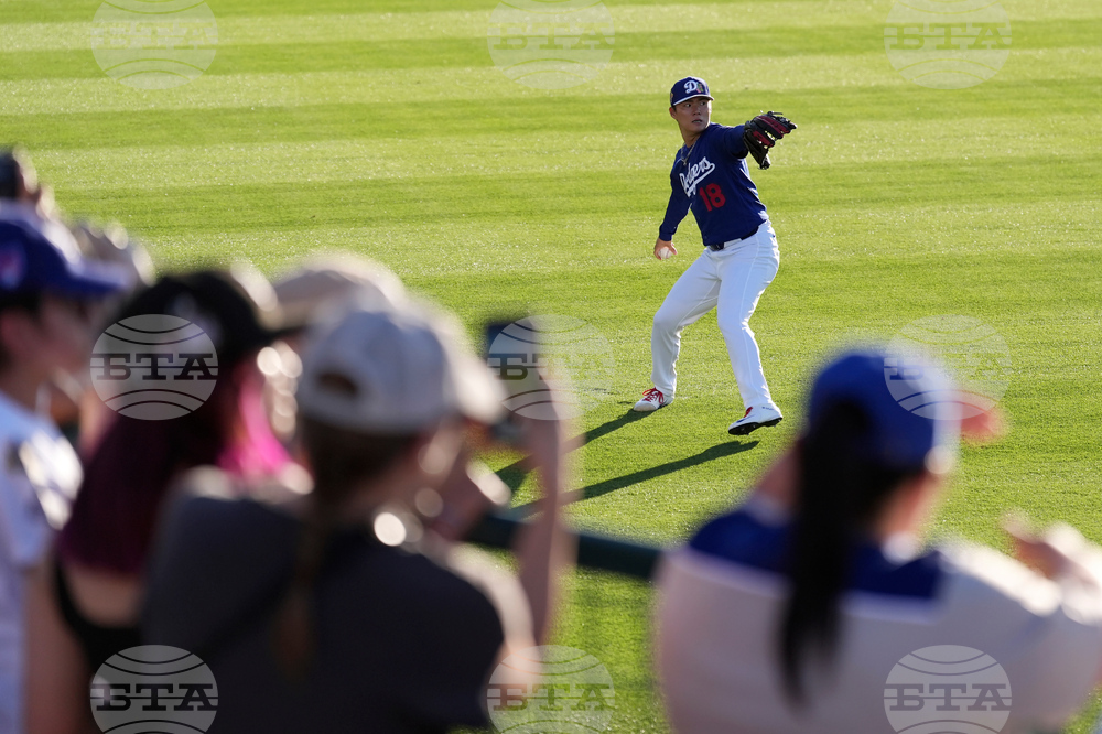 Padres Dodgers Spring Baseball