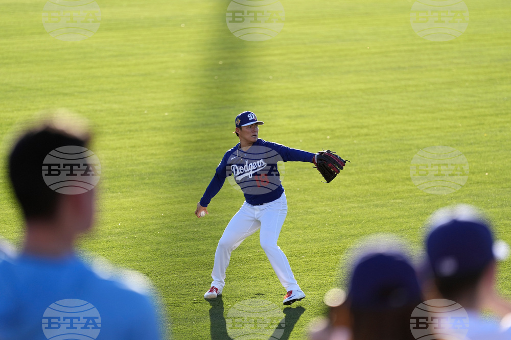 Padres Dodgers Spring Baseball