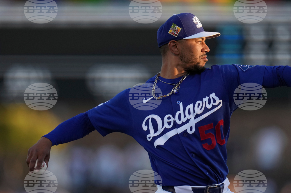 Padres Dodgers Spring Baseball