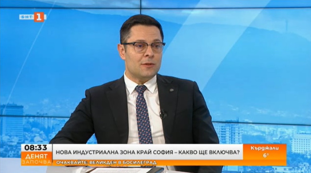 Министър Пулев пред БНТ: Инвеститори от автомобилостроенето имат подчертан интерес към новата зона Доброславци