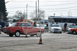 Стара Загора - ретро автомобили - майсторско управление - състезание
