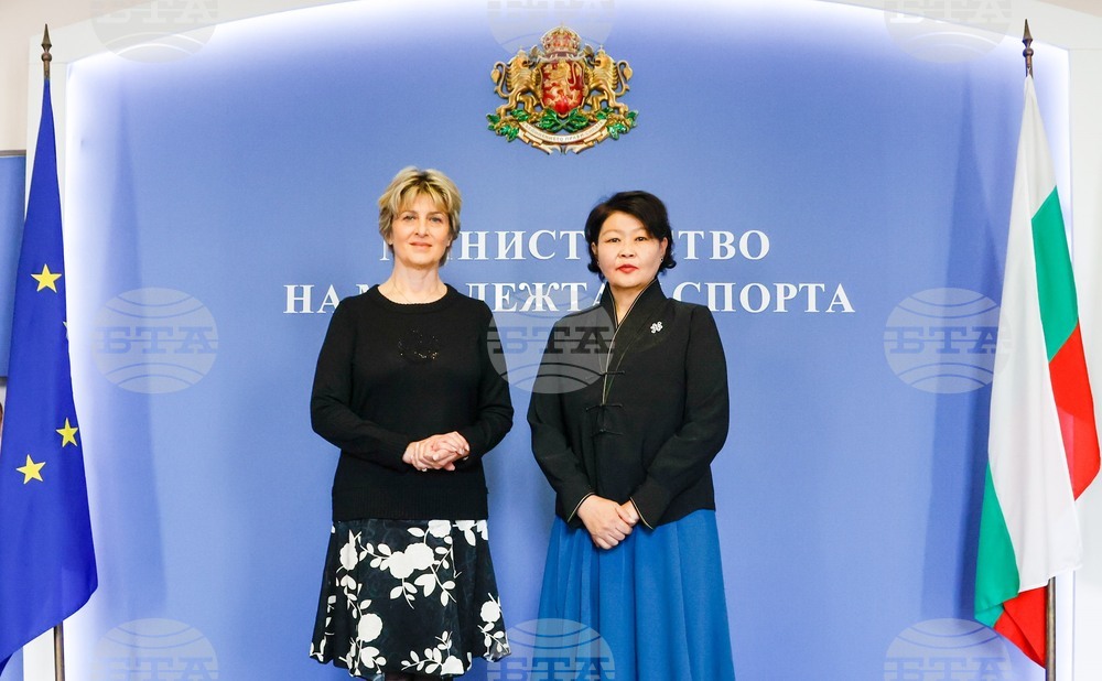 Sports Minister Lecheva, Mongolian Ambassador Sayanaa Lkhagvarusen Discuss Cooperation