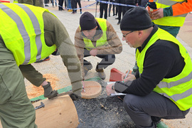 Тетевен - млад дървосекач - международно състезание