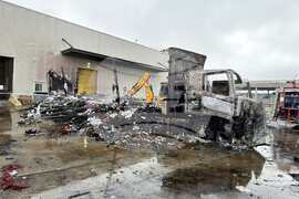 Капитан Андреево - камион - пожар 