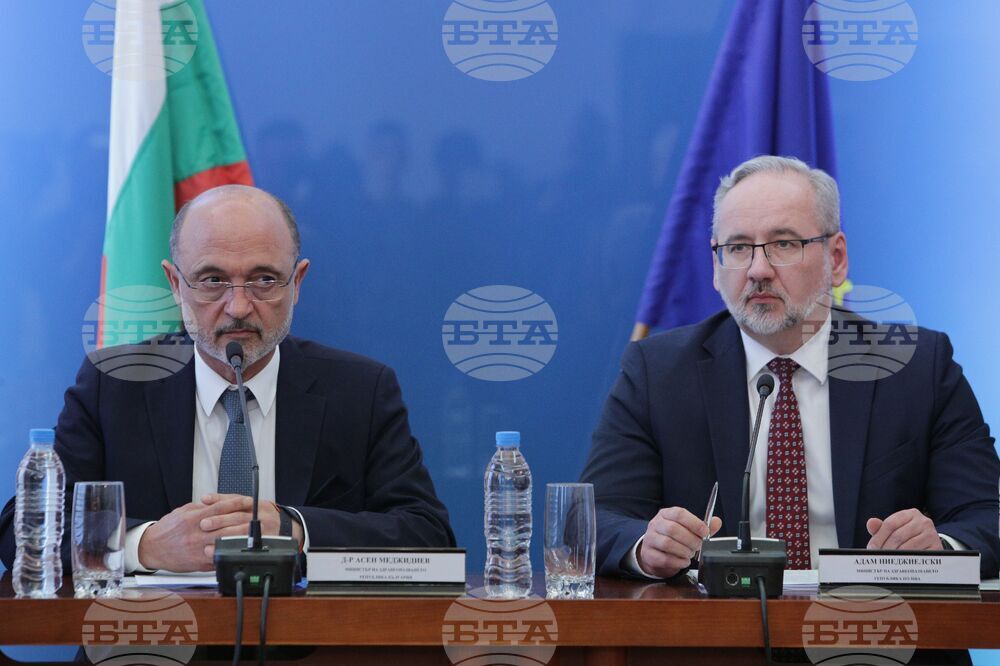 Министерство на здравеопазването - Асен Меджидиев - Адам Ниеджиелски - брифинг