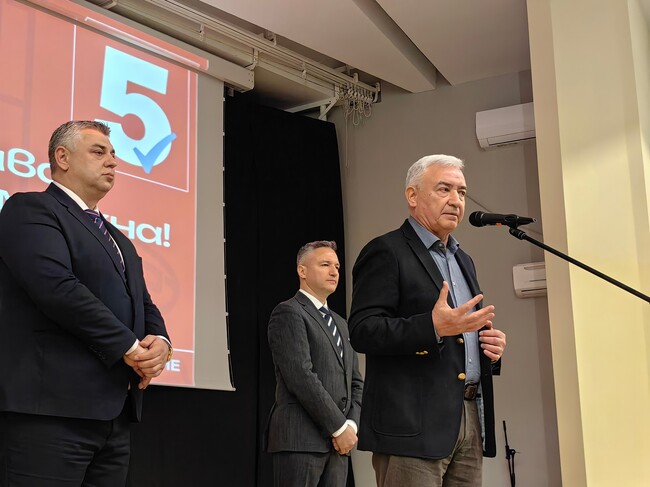 Коалиция „БСП – Обединена левица“: Атанас Мерджанов и Кристиан Вигенин подкрепиха кандидатите на БСП-ОЛ в Ямбол