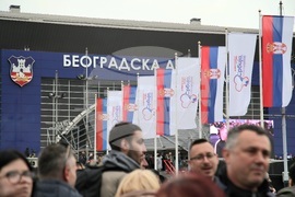 Сърбия - Белград - митинг - управляващи