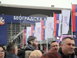 Сърбия - Белград - митинг - управляващи