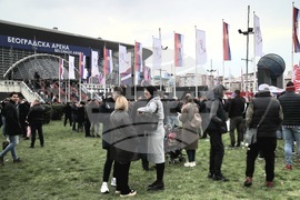 Сърбия - Белград - митинг - управляващи