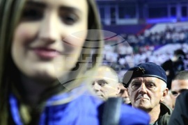 Сърбия - Белград - митинг - управляващи