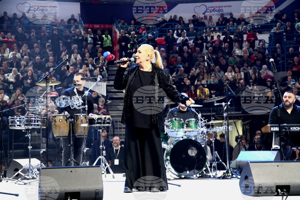 Сърбия - Белград - митинг - управляващи