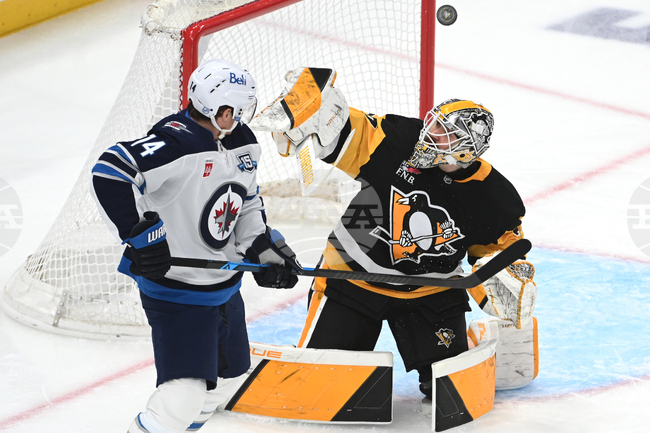 Jets Penguins Hockey