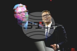 Сърбия - Белград - митинг - управляващи