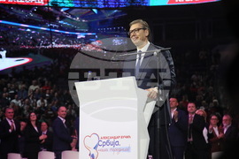 Сърбия - Белград - митинг - управляващи