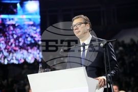 Сърбия - Белград - митинг - управляващи