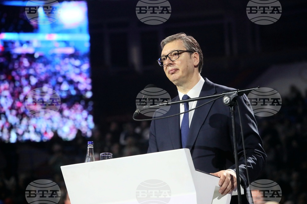 Сърбия - Белград - митинг - управляващи