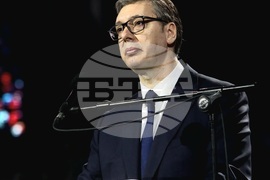 Сърбия - Белград - митинг - управляващи