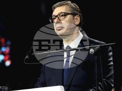 Сърбия - Белград - митинг - управляващи