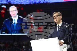 Сърбия - Белград - митинг - управляващи