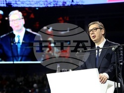 Сърбия - Белград - митинг - управляващи