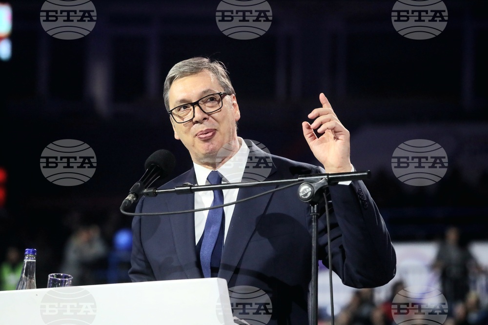 Сърбия - Белград - митинг - управляващи