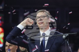 Сърбия - Белград - митинг - управляващи