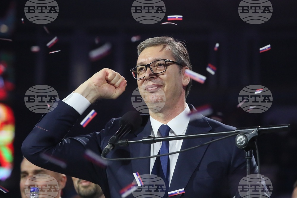 Сърбия - Белград - митинг - управляващи