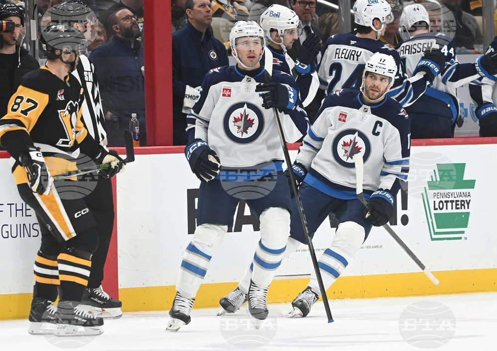 Jets Penguins Hockey