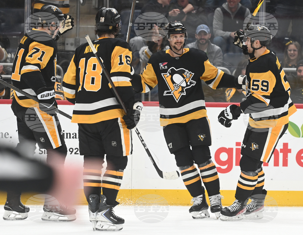 Jets Penguins Hockey