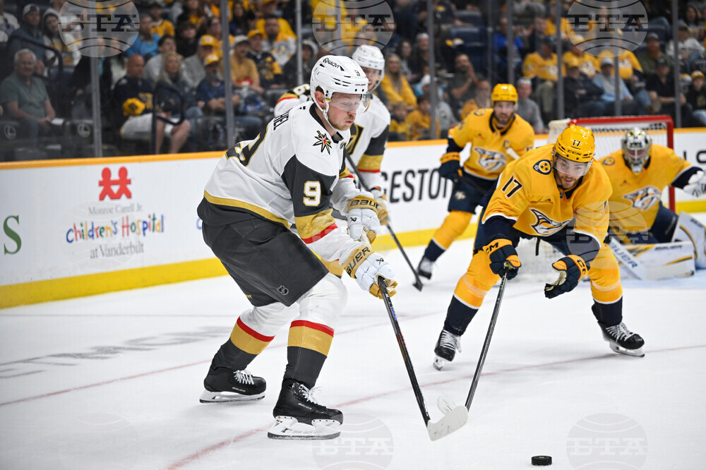 Golden Knights Predators Hockey