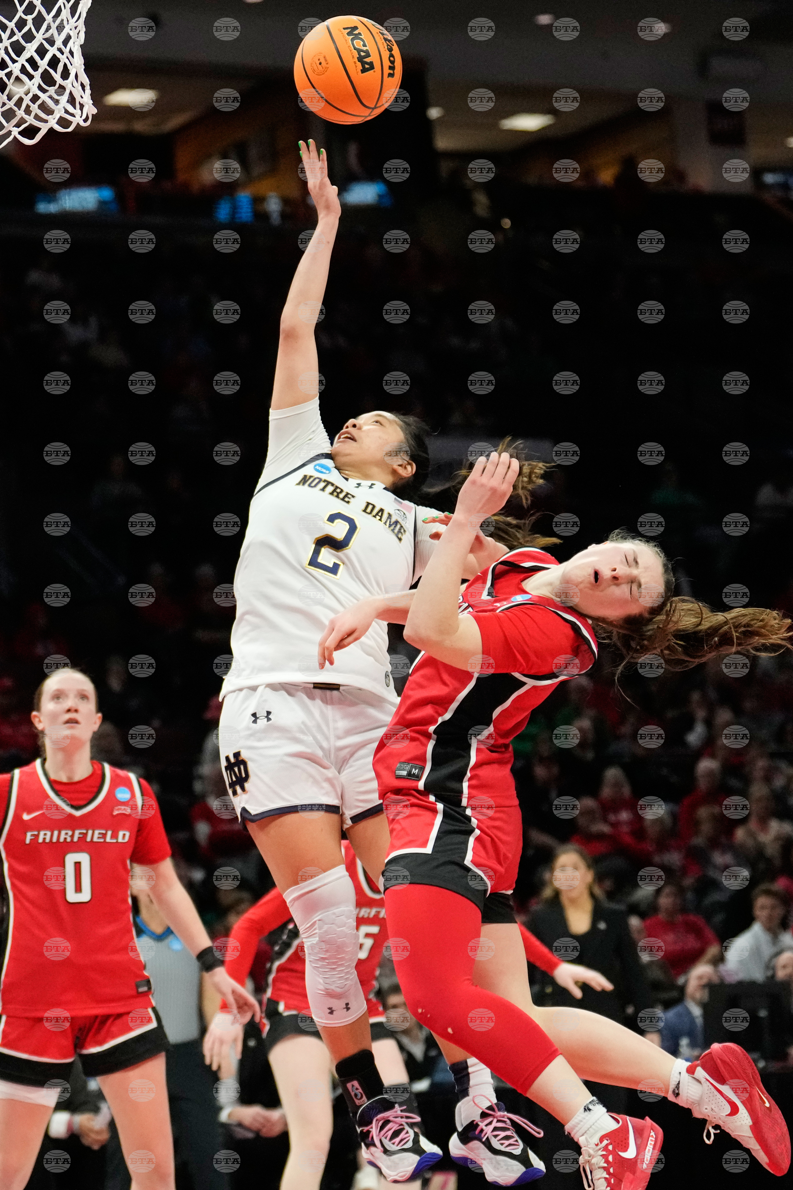 APTOPIX NCAA Fairfield Notre Dame Basketball