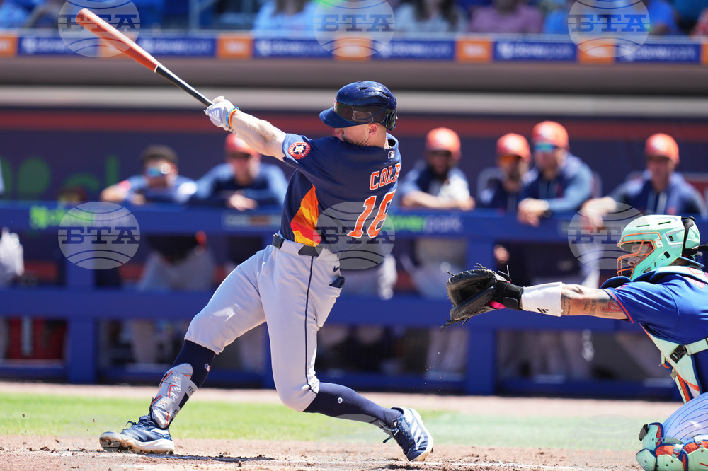 Astros Mets Spring Baseball