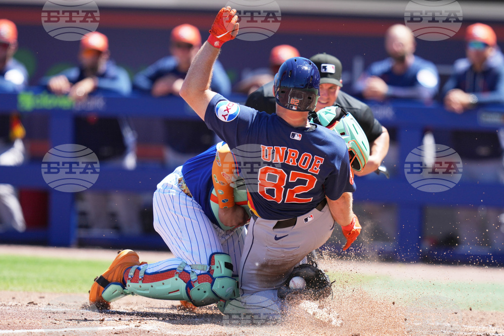 Astros Mets Spring Baseball