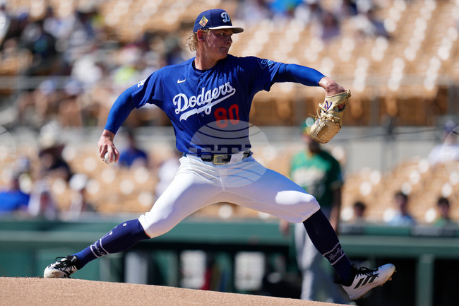 Athletics Dodgers Spring Baseball