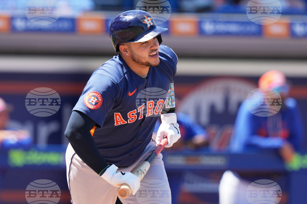 Astros Mets Spring Baseball