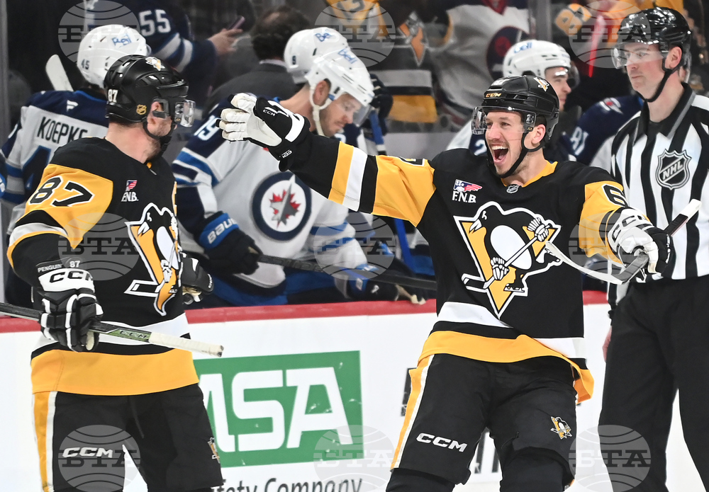 Jets Penguins Hockey