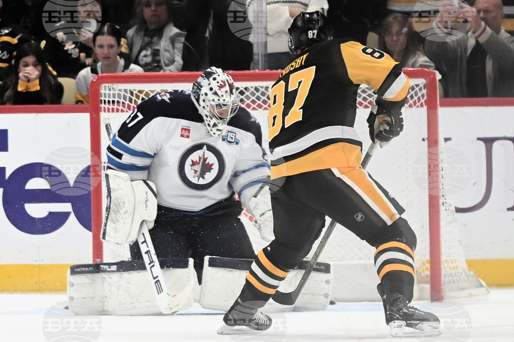 Jets Penguins Hockey