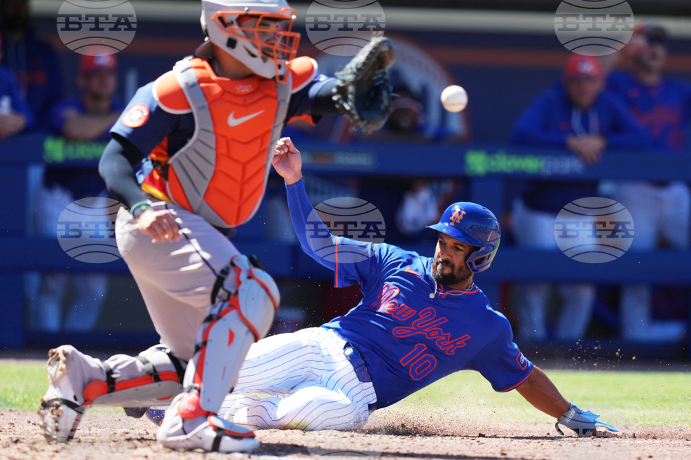 Astros Mets Spring Baseball