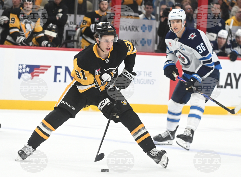 Jets Penguins Hockey