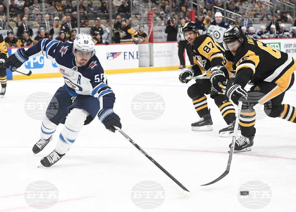 Jets Penguins Hockey