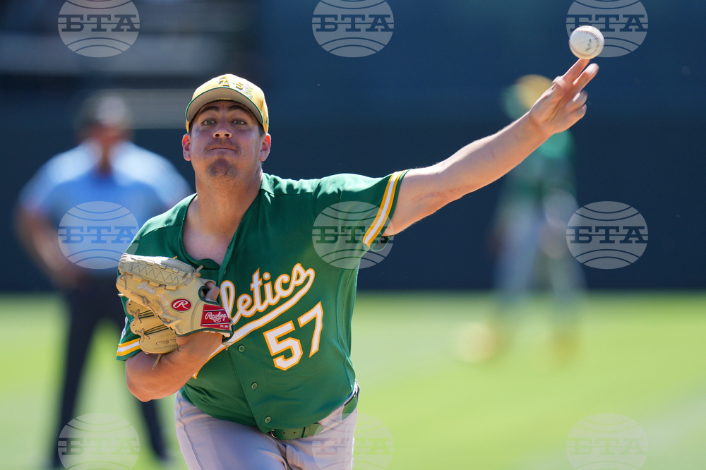 Athletics Dodgers Spring Baseball