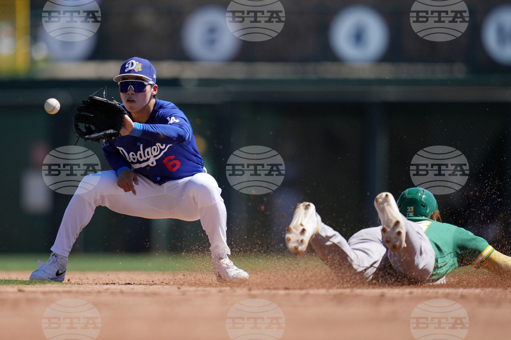 Athletics Dodgers Spring Baseball