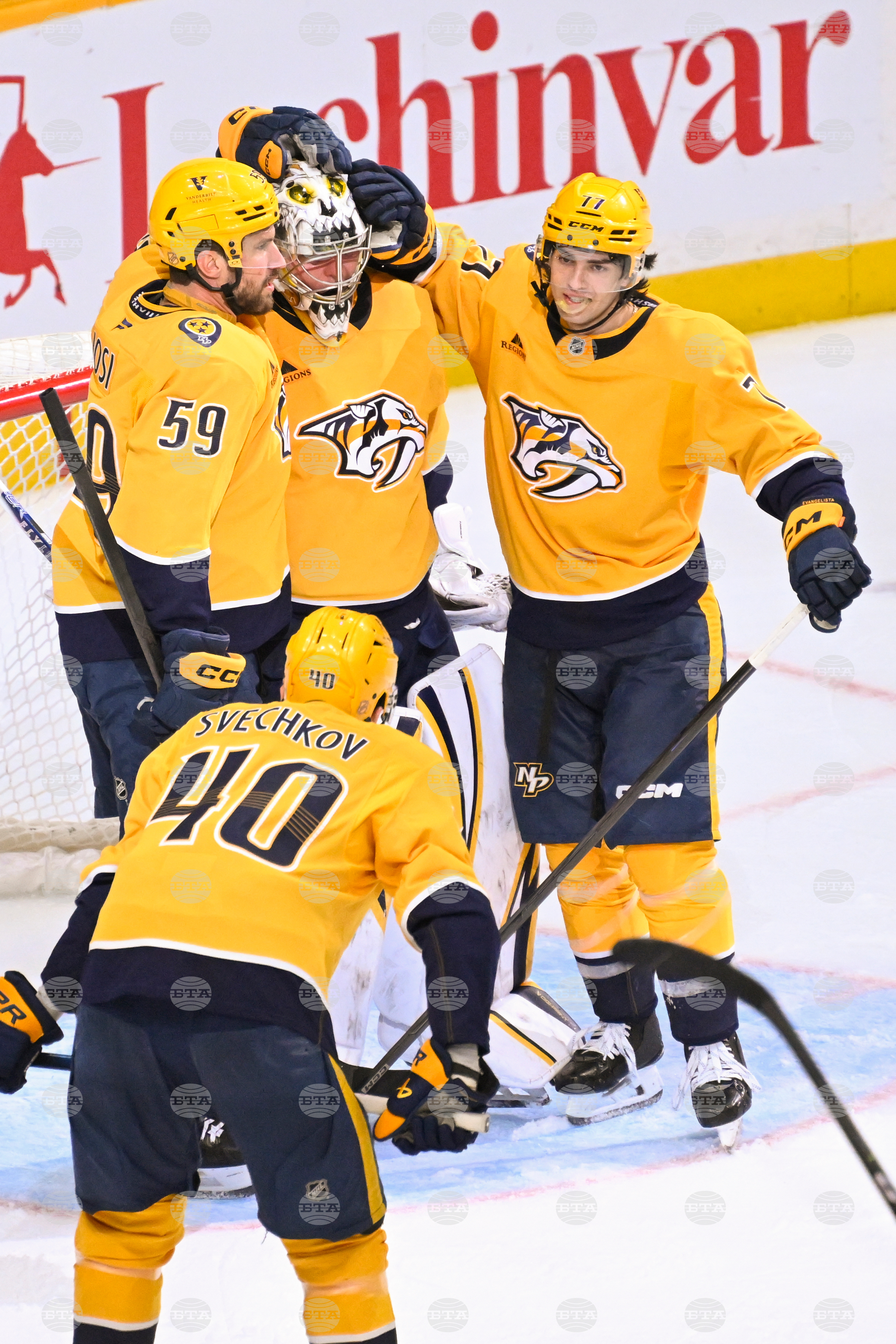 Golden Knights Predators Hockey