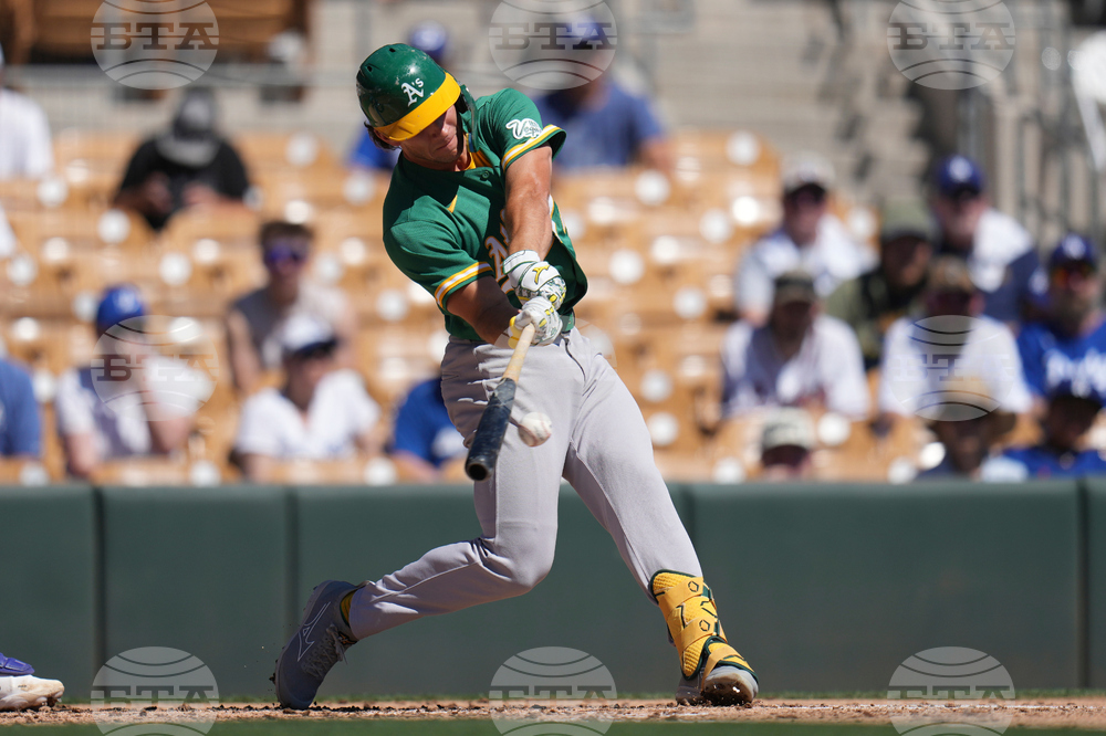 Athletics Dodgers Spring Baseball