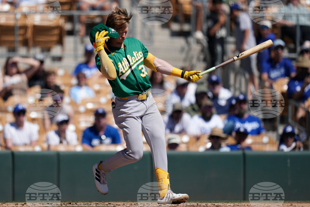 Athletics Dodgers Spring Baseball
