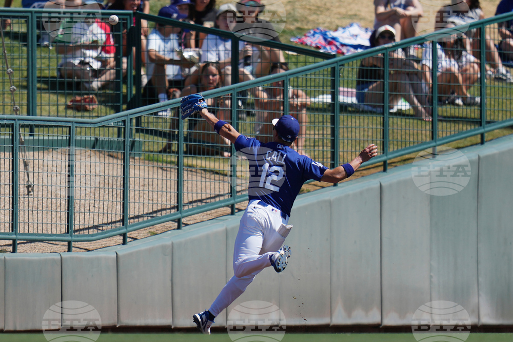 Athletics Dodgers Spring Baseball