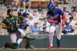 Athletics Dodgers Spring Baseball