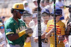 Athletics Dodgers Spring Baseball