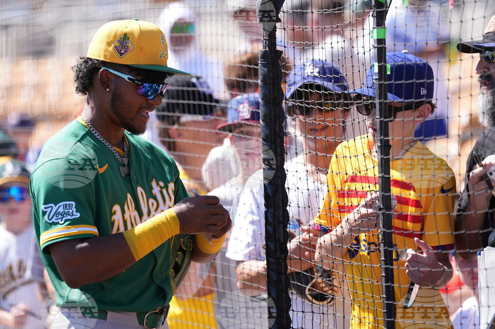 Athletics Dodgers Spring Baseball